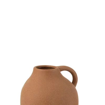 Vase Cruche Ceramique Marron S