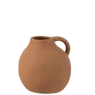 Vase Cruche Ceramique Marron S