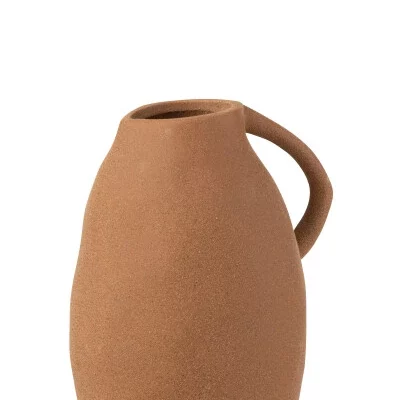 Vase Cruche Ceramique Marron Medium