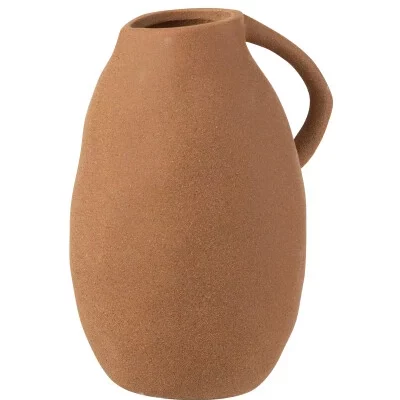 Vase Cruche Ceramique Marron Medium