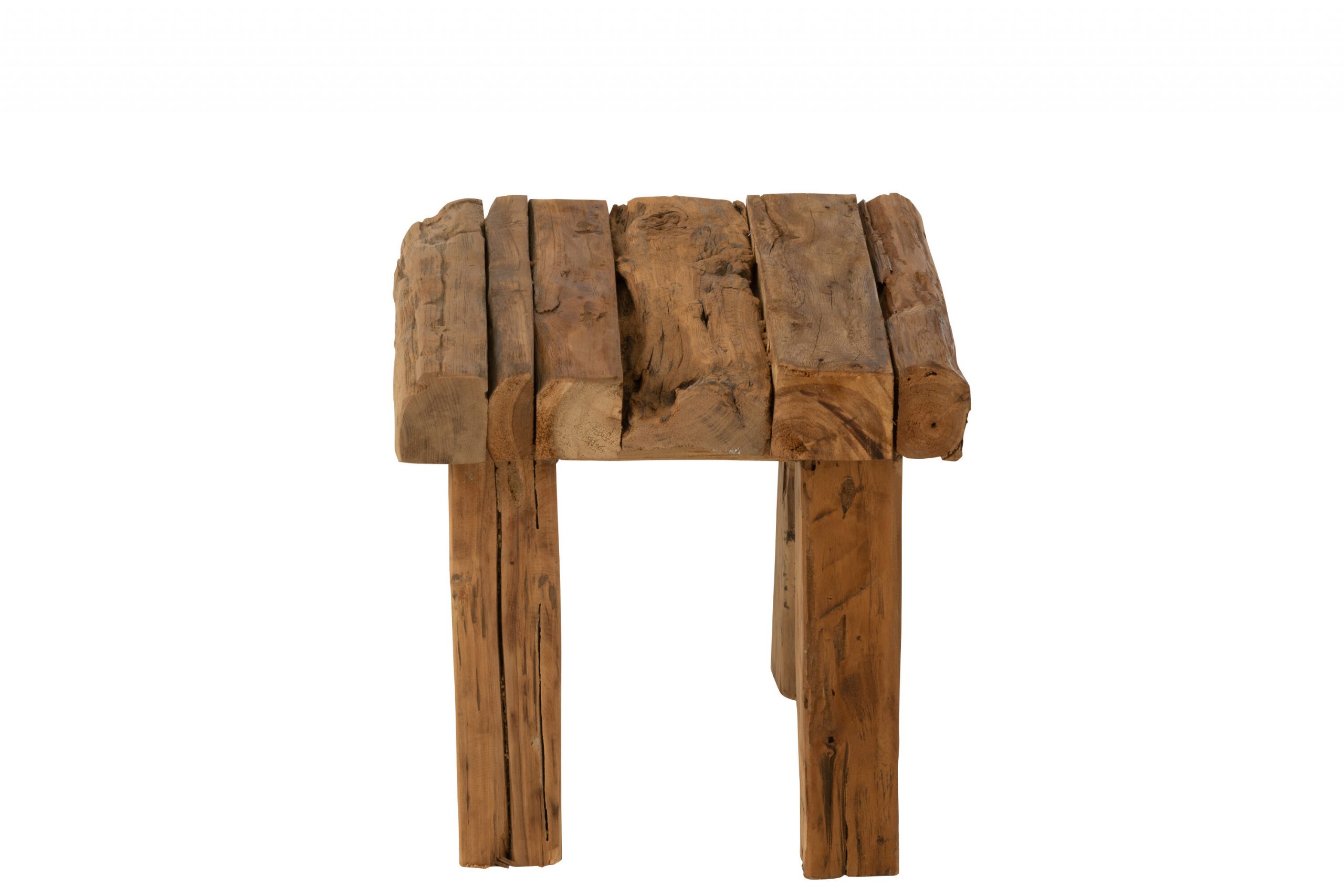 Chaise Rustique Teck Naturel – Image 5