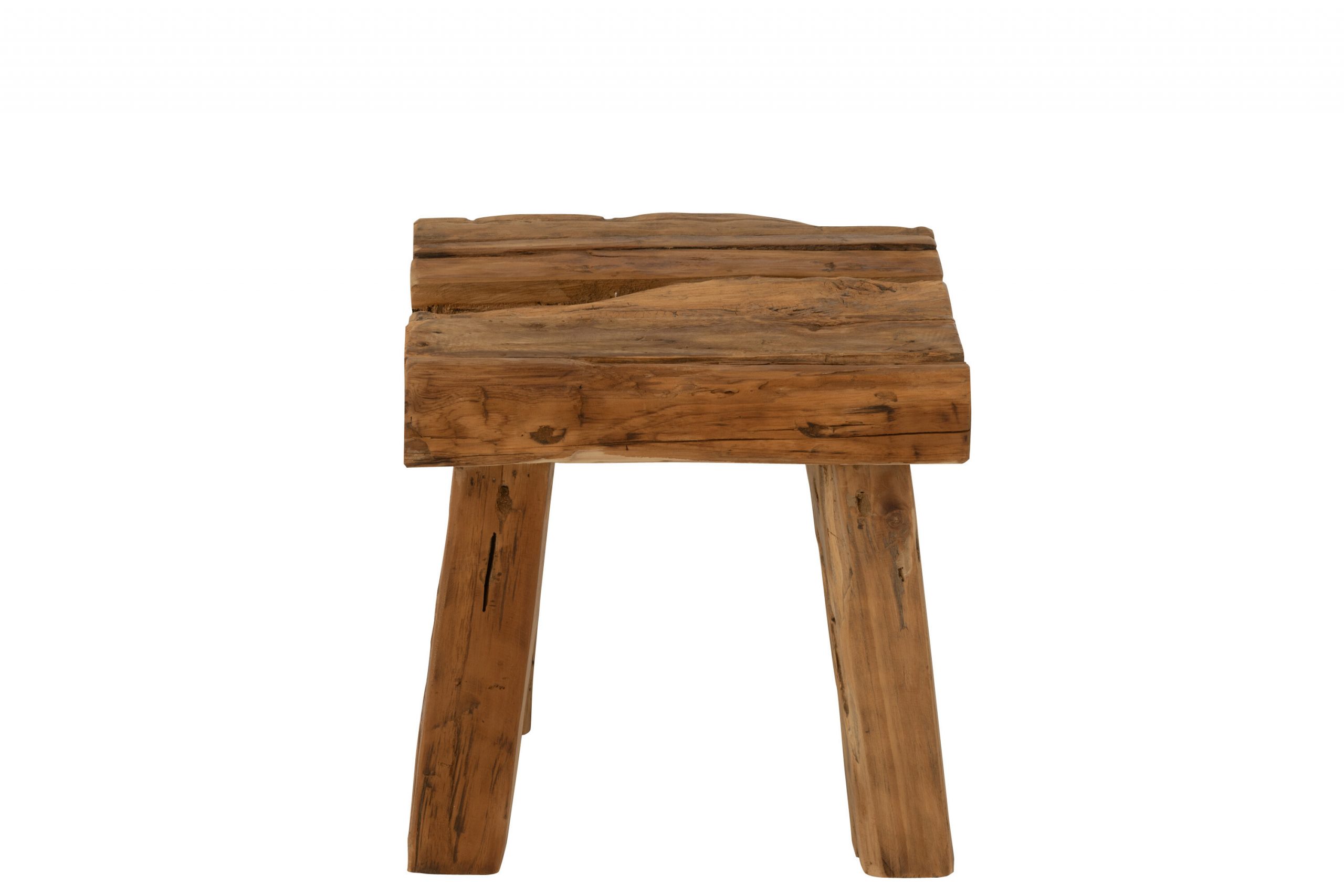 Chaise Rustique Teck Naturel – Image 4