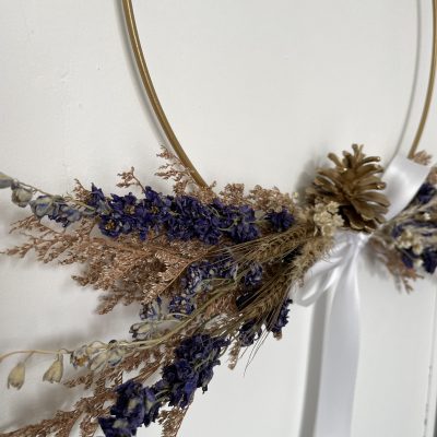 Couronne de Fleurs séchées éternelles