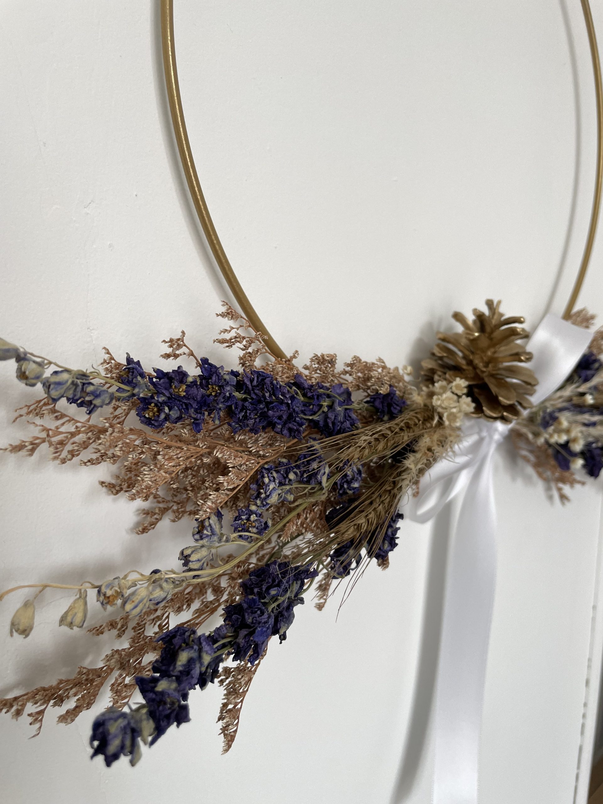 Couronne de Fleurs séchées éternelles