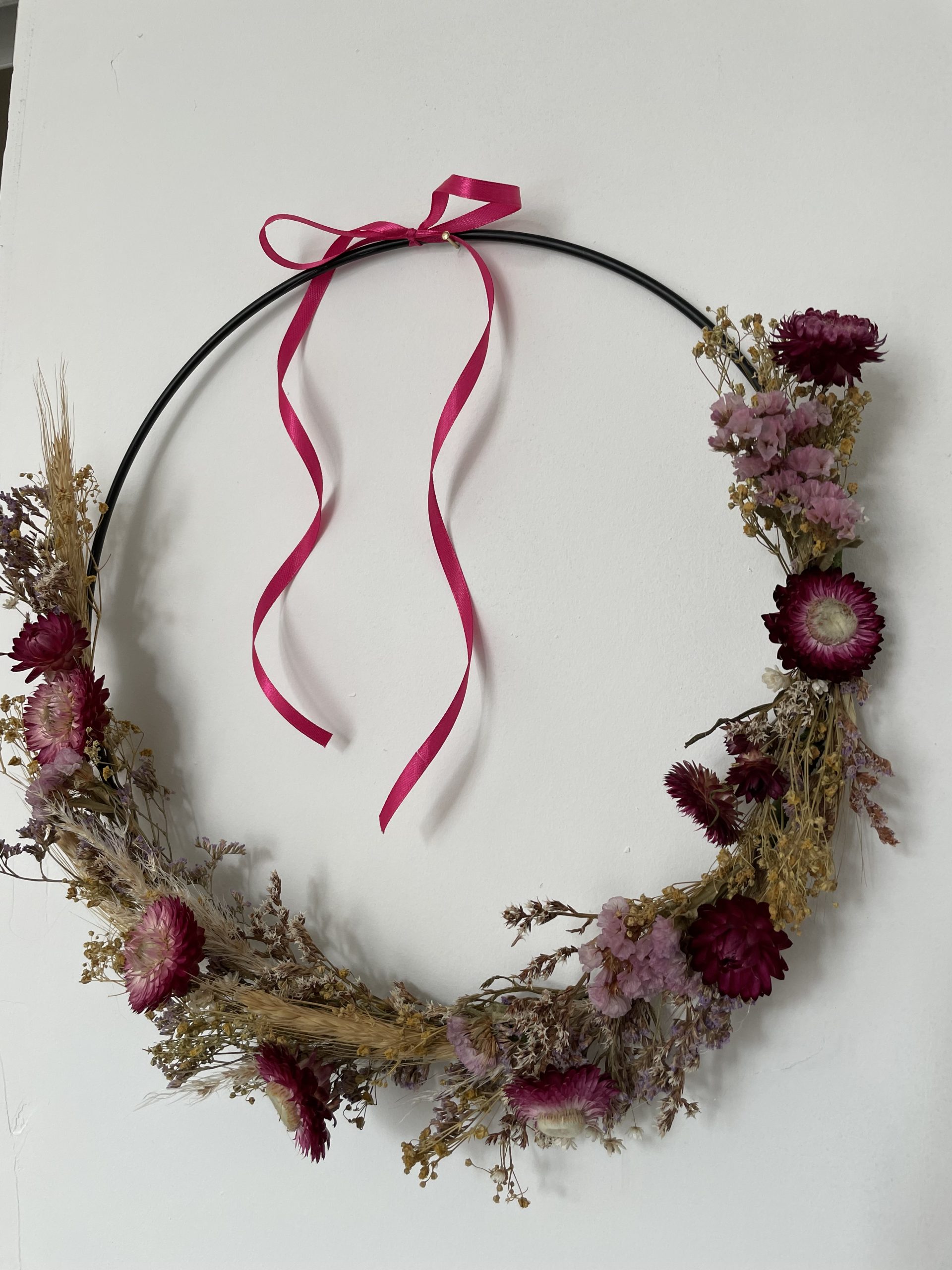 Couronne de fleurs séchées éternelles – Image 2