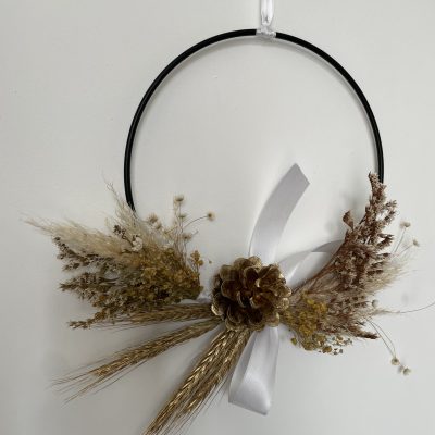 Couronne de Fleurs séchées éternelles