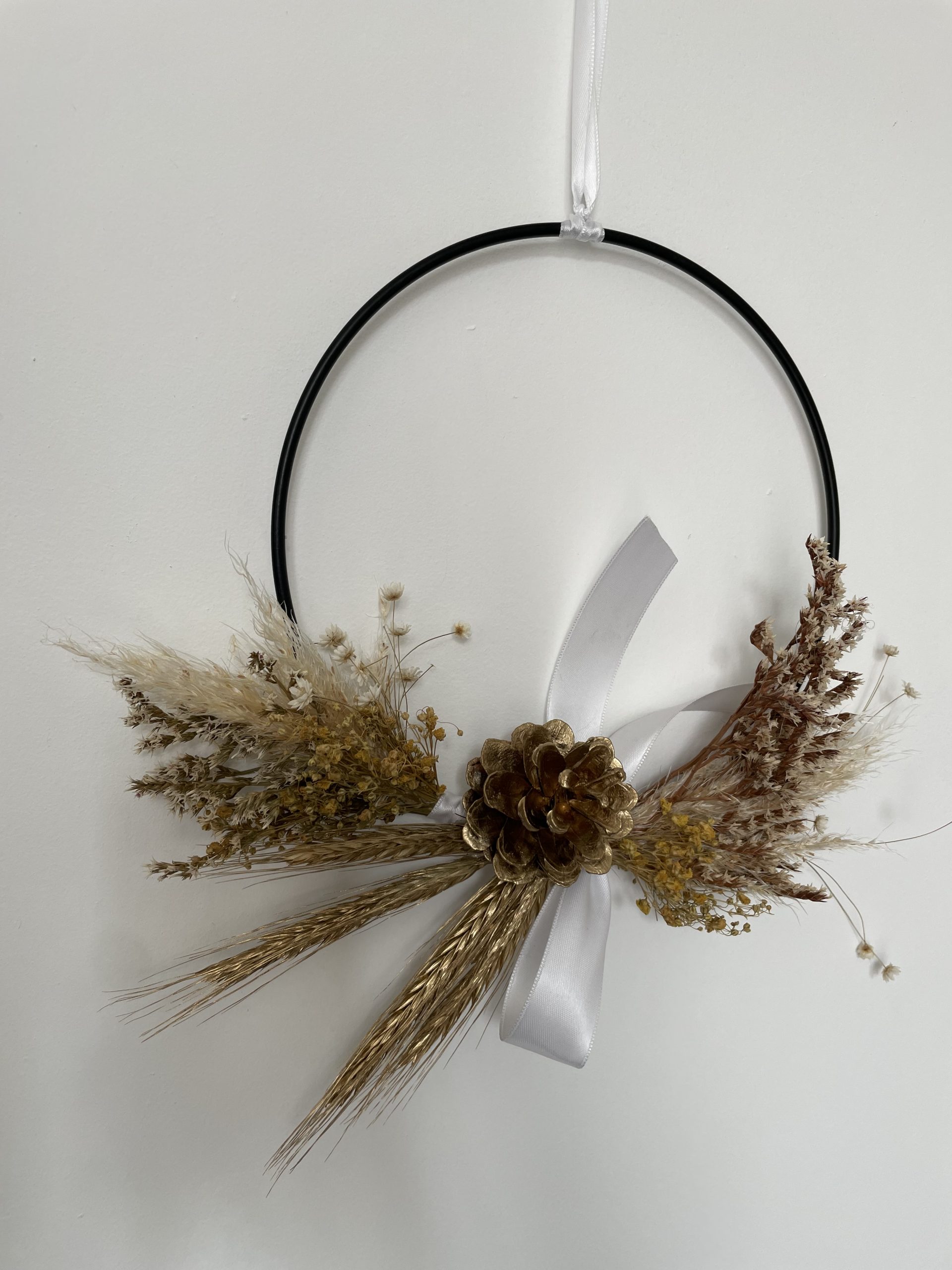 Couronne de Fleurs séchées éternelles